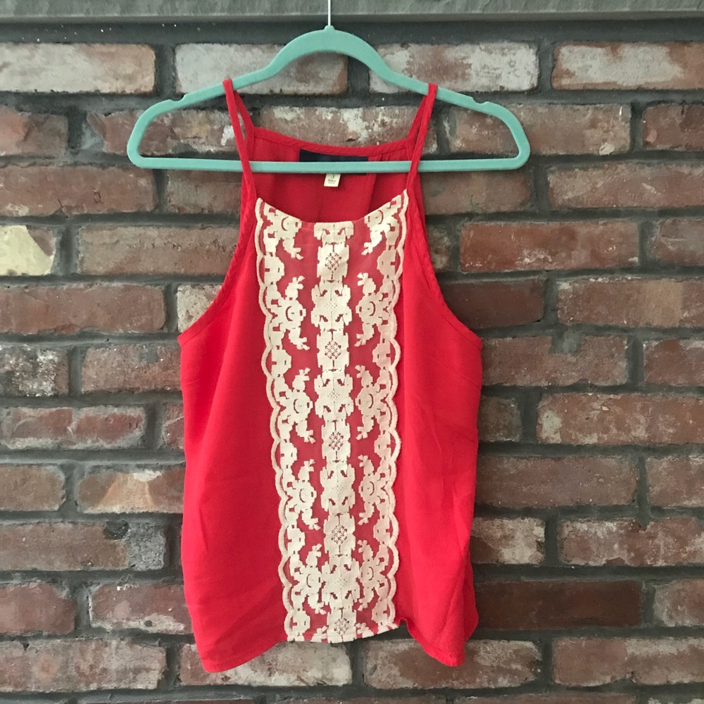Francesca’s sleeveless top